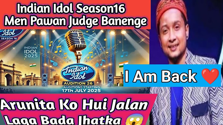Indian Idol Season12 Winner Pawandeep Rajan Bane Indian Idol Season16 Ke Judge,Aa Raha He Audition