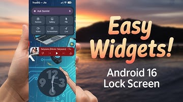 Widgets aanpassen aan het vergrendelscherm in Android 16 | Widgets toevoegen/verwijderen van het ...