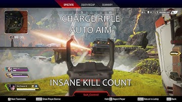 Apex Legends Season 3 Charge Rifle Aim Hack (Insane Kill Count)