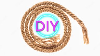 Jüt ip ile Kolay ve Şık Dekorasyon Fikri! #diy