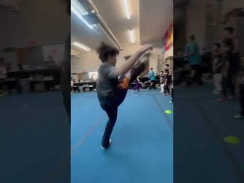 Tornado kick training