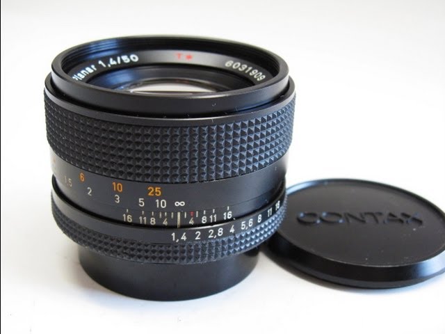 Carl Zeiss Planar T* 50mmf1.4 AEJ #603**** - YouTube