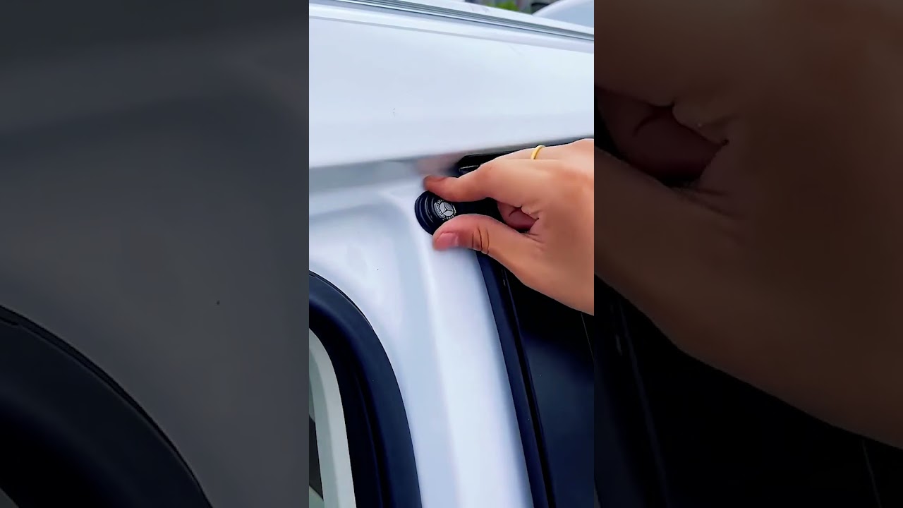 Cómo pegar el protector de la puerta del coche