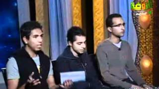 المهندس محمد رجب عبد الرحمن على شاشة قناة الرحمة الفضائية فى مشاركته ببرنامج مع الشباب 2