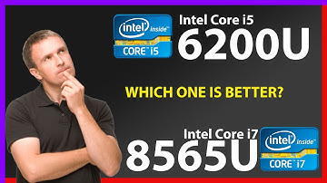 INTEL Core i5 6200U vs INTEL Core i7 8565U Technical Comparison