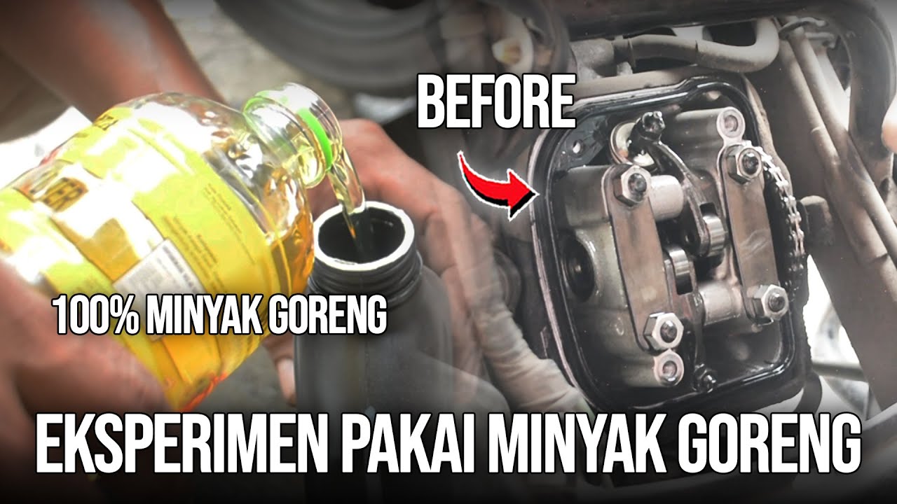 Motor Diisi 100% Minyak Goreng, Mesin Tetap Aman? Ini Hasil Eksperimennya