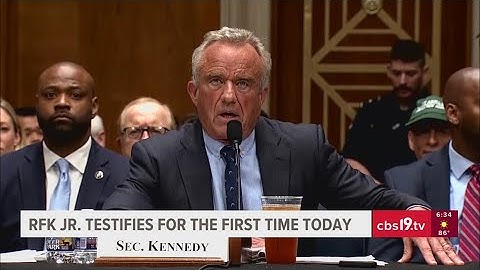 RFK Jr. testifies on Capitol Hill