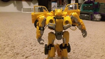 Transformers bumblebee 2018 stop motion transformation!