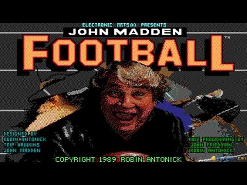 John Madden Football gameplay (PC Game, 1988)