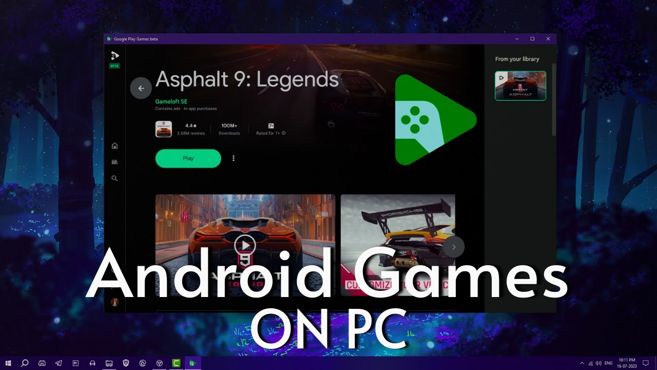 App do Google Play inicia Beta que permite rodar jogos de Android no PC