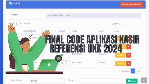 Demo Aplikasi Kasir UKK 2024 | Free Koding