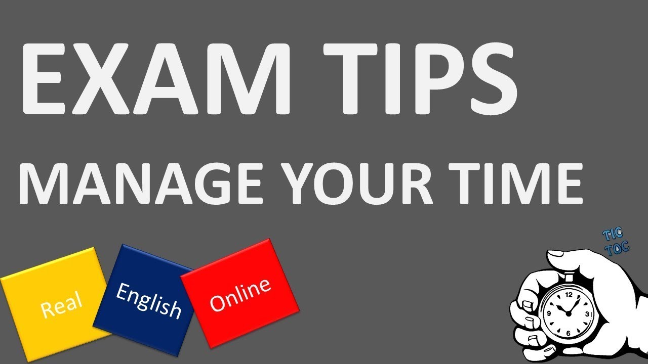 exam-tips-manage-your-time-youtube