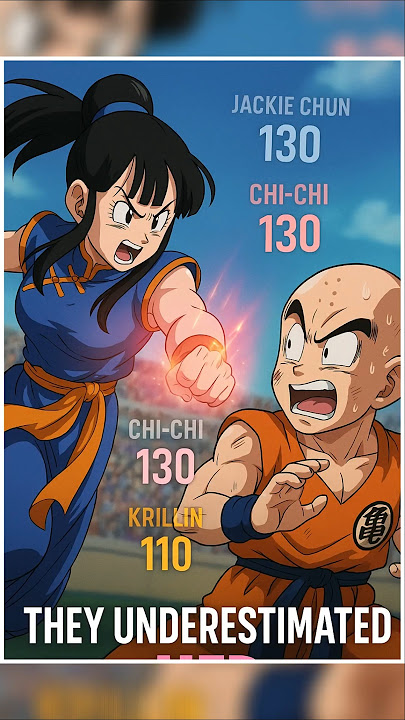 CHI-CHI WAS STRONGER THAN KRILLIN #dragonball