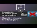 Effective Use of Presentation Aids in Online Public Speaking