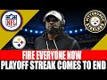 STEELERS LOSE 7 STRAIGHT PLAYOFF GAMES! FIRE EVERYONE! STEELERS VS TEXANS WILD CARD REACTIONS