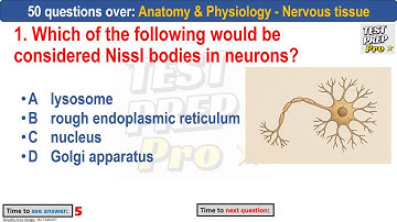 50 Nervous tissue practice questions by professor | nervous tissue MCQs | neuron MCQs | #neurons
