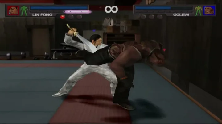 lin fong vs golem | player vs cpu | Urban Reign