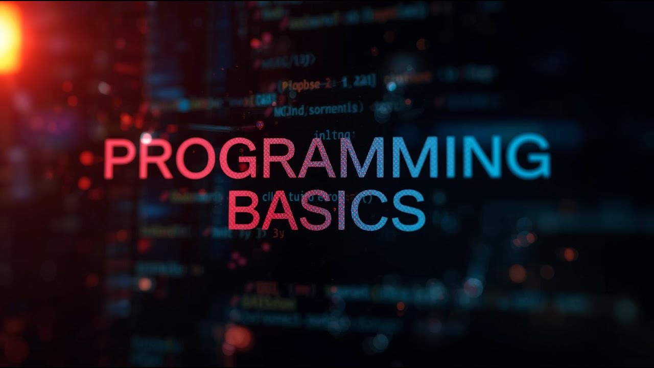4 - Programming Basics - YouTube