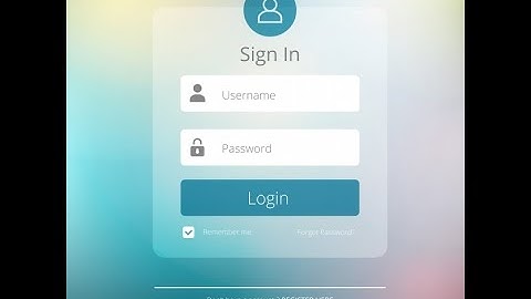 C# Tutorial: Login Form Design