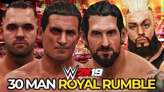 WWE 2K19 - 30 MAN ROYAL RUMBLE MATCH!! (FORMER WWE STARS!)