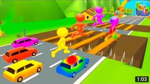 Shape- shifting Gameplay All Levels Gamepley iOs, Android Walkthrough Stick Run Max Level NWUY718