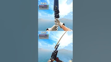 Free vs Paid Melee skins from Nier Automata #codm