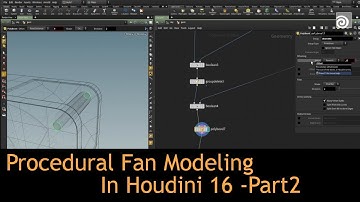 Procedural Fan Modeling In Houdini 16 Part2