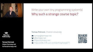 TinySystems 1.1 - Why such a strange course topic?
