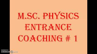 MSc Physics Entrance coaching # 1 screenshot 2