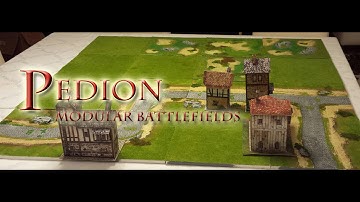Pedion™ Modular Wargaming Terrain Tiles - Magnetic connection!