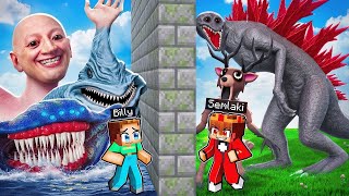 Alle Land und Meeresmonster Mob Battle in Minecraft!
