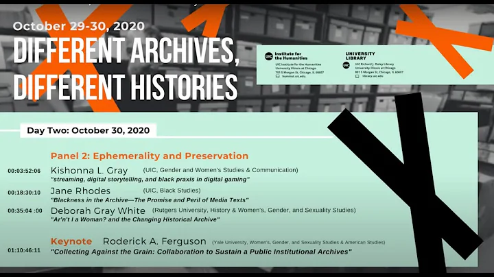 Different Archives, Different Histories Day 2