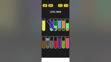 water sort puzzle level 9049