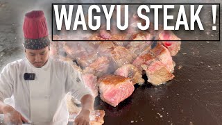 PRO HIBACHI CHEF COOKS HIBACHI FRIED RICE AND WAGYU STEAK MEAL