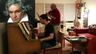 Father & Son Duet - Beethoven Spring Sonata - Slow Movement