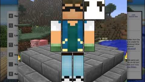 0.8.1/ 0.9.1  How to change your Minecraft PE Skin (easy)