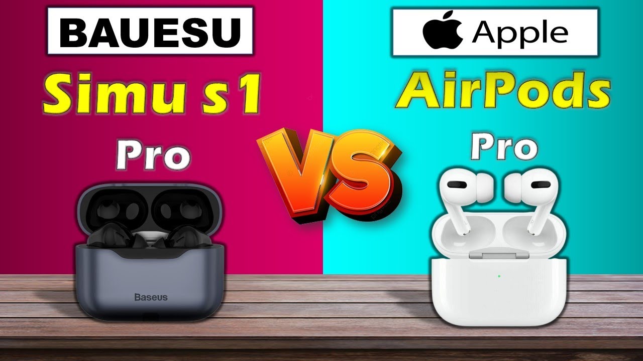 BASEUS SIMU S1 PRO VS APPLE AIRPODS PRO | 9to5tech - YouTube