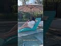 Shallow Water Pool Loungers with Headrests | AquaCurve Customer Video 💧