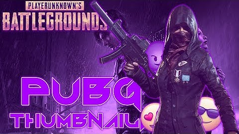 Speed art #2 | how to make purple pubg thumbnails 💜