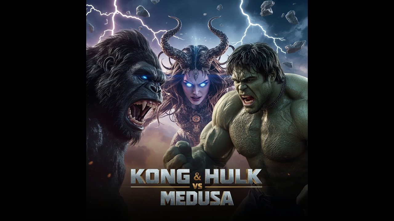 King Kong and Hulk Unite for the Final Battle Against Medusa – A Clash That Shakes the Earth Forever