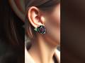 Creating Rose Resin Earring: Crafty Ideas Diy Jewellery Design Haul Fashion Jewelry Inspiration Tips