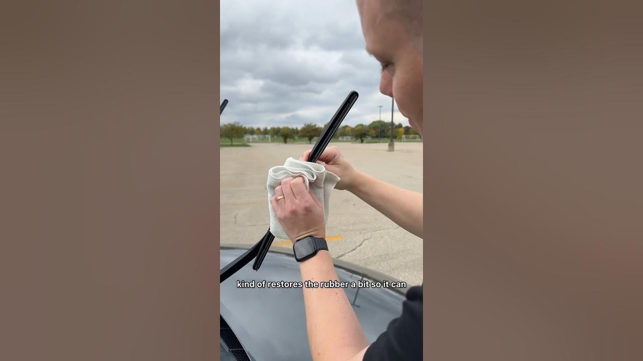 Try this before you replace your windshield wiper blades #howto #