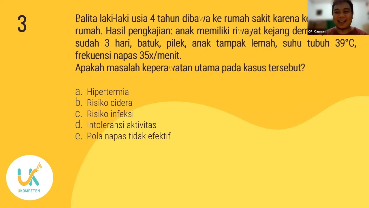 LIVE 🔴 PEMBAHASAN SOAL UKOM KEPERAWATAN ANAK 2023 LENGKAP‼️