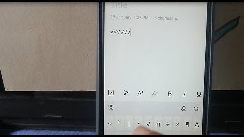 how to type square root symbol on android phone !! mobile me square root symbol kaise lagaye