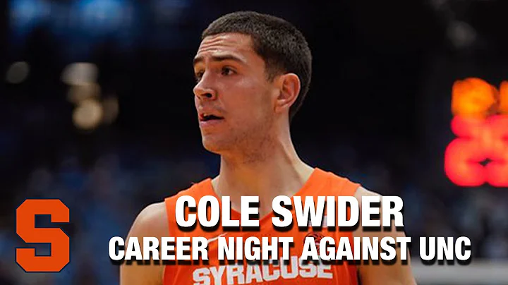 Syracuse's Cole Swider Has A Career Night Against UNC - DayDayNews