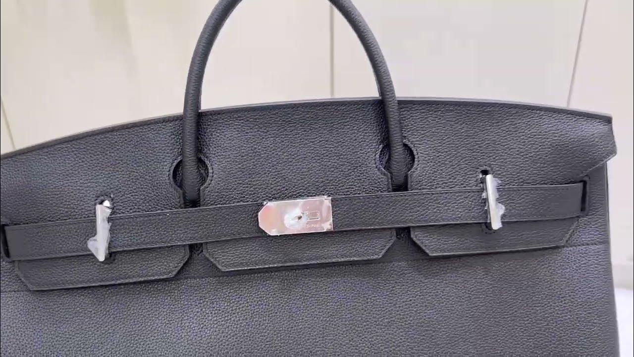 Hermes Birkin Bag 25 Black Togo Silver Hardware - HoooGoods