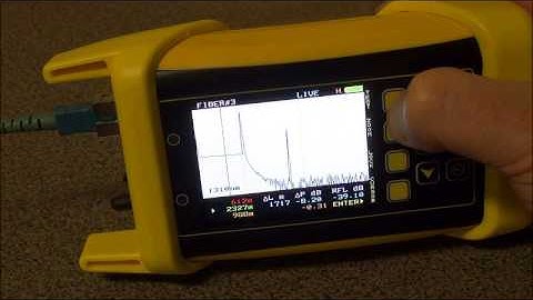 OWLTrek OTDR -- LIVE MODE