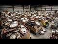 Turning Thousands of Broken Wall Clocks | Extreme Recycling Process