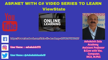 ViewState in ASP.NET C#