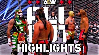Young Bucks Vs Lucha Brothers -Steel Cage Match -  AEW All OUT 2021 - Highlights.